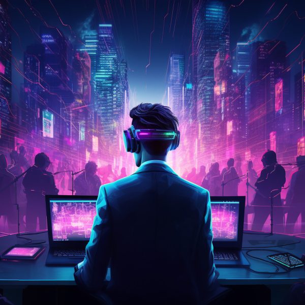 cyberpunk-illustration-with-neon-colors-futuristic-technology